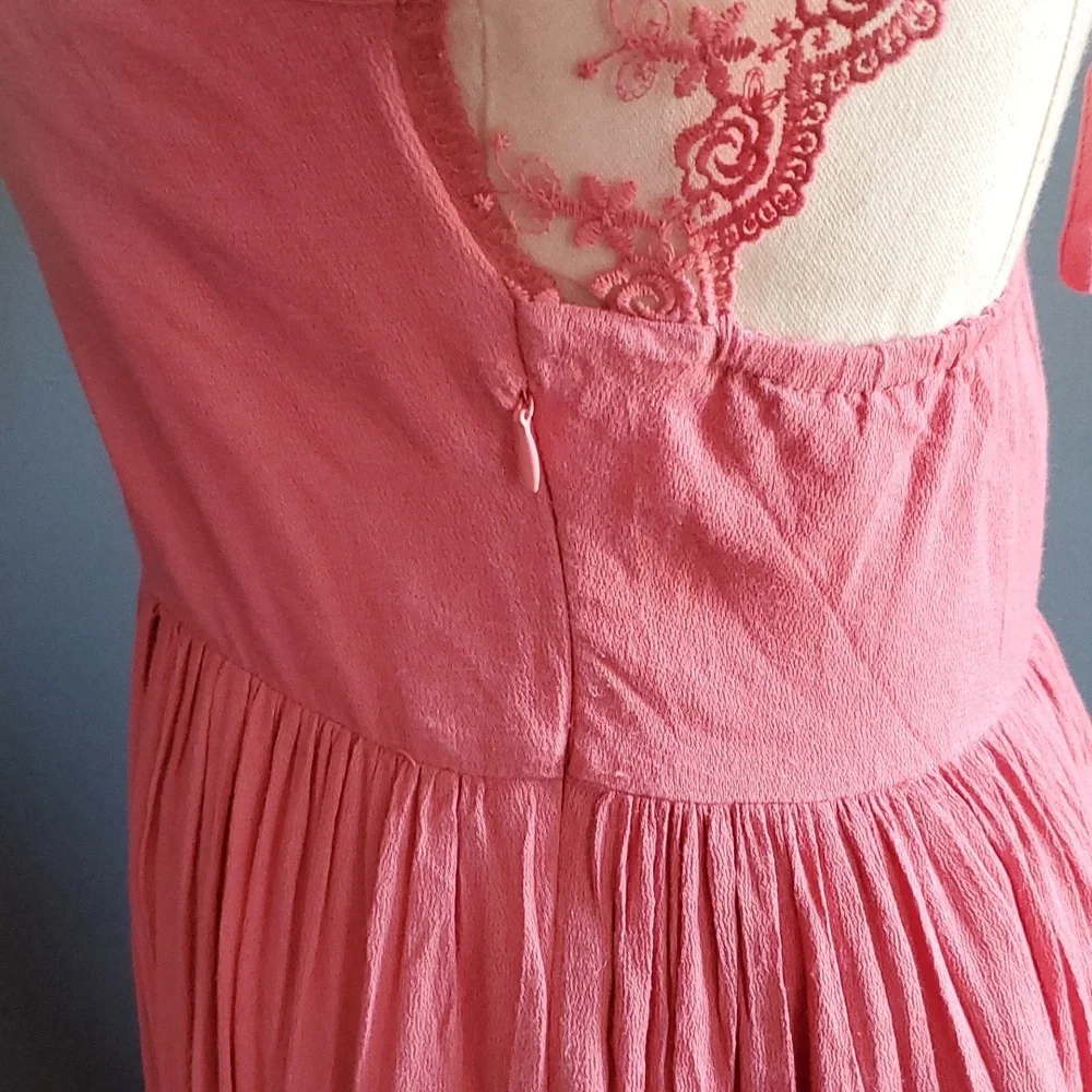 Mia Joy  catrin women pink Barbiecore dress size 12 - Picture 10 of 17